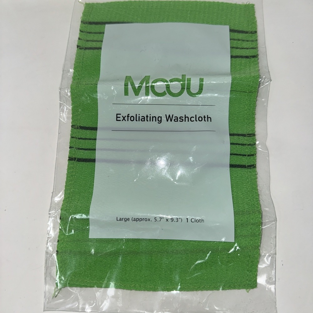 Modi‎ Exfoliating Washcloth Lime Green New In Package